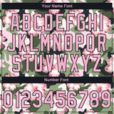 Custom Stitched Camo Light Pink-Black 3D Hibiscus Flower Sports Pullover Sweatshirt Salute To Service Hoodie