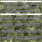 Custom Stitched Camo Black-White 3D Leaves Sports Pullover Sweatshirt Salute To Service Hoodie