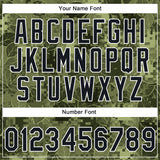 Custom Stitched Camo Black-White 3D Leaves Sports Pullover Sweatshirt Salute To Service Hoodie