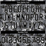 Custom Stitched Camo Black-White 3D Dinosaur Sports Pullover Sweatshirt Salute To Service Hoodie