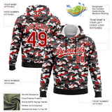 Custom Stitched Camo Red-White 3D Sports Pullover Sweatshirt Salute To Service Hoodie