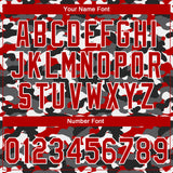 Custom Stitched Camo Red-White 3D Sports Pullover Sweatshirt Salute To Service Hoodie