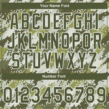 Custom Stitched Camo Olive-White 3D Sports Pullover Sweatshirt Salute To Service Hoodie