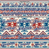 Custom Stitched Cream Navy Red Blue-White 3D Mexico Aztec Pattern Sports Pullover Sweatshirt Hoodie
