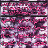 Custom Stitched Tie Dye Pink-Black 3D Sports Pullover Sweatshirt Hoodie
