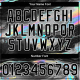 Custom Stitched Black White 3D Pattern Design Abstract Psychedelic Fluid Art Sports Pullover Sweatshirt Hoodie