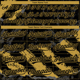 Custom Stitched Black Old Gold-Steel Gray 3D Pattern Design Splash Sports Pullover Sweatshirt Hoodie