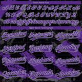 Custom Stitched Black Purple Gray-Steel Gray 3D Pattern Design Splash Sports Pullover Sweatshirt Hoodie