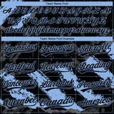 Custom Stitched Black Light Blue-Steel Gray 3D Pattern Design Splash Sports Pullover Sweatshirt Hoodie