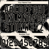 Custom Stitched Black Cream-Steel Gray 3D Pattern Design Splash Sports Pullover Sweatshirt Hoodie