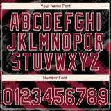 Custom Stitched Black Crimson Steel Gray-Cream 3D Pattern Design Splash Sports Pullover Sweatshirt Hoodie