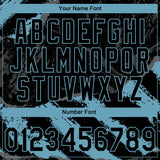 Custom Stitched Black Shadow Blue-Steel Gray 3D Pattern Design Splash Sports Pullover Sweatshirt Hoodie