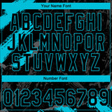 Custom Stitched Black Lakes Blue-Steel Gray 3D Pattern Design Splash Sports Pullover Sweatshirt Hoodie