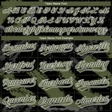 Custom Stitched Black Olive Steel Gray-White 3D Pattern Design Splash Sports Pullover Sweatshirt Hoodie