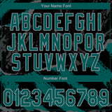 Custom Stitched Black Midnight Green Steel Gray-Gray 3D Pattern Design Splash Sports Pullover Sweatshirt Hoodie