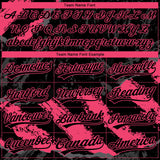 Custom Stitched Black Neon Pink-Steel Gray 3D Pattern Design Splash Sports Pullover Sweatshirt Hoodie