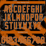 Custom Stitched Black Texas Orange Steel Gray-Gray 3D Pattern Design Splash Sports Pullover Sweatshirt Hoodie