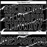 Custom Stitched Black White 3D Pattern Design Torn Paper Style Sports Pullover Sweatshirt Hoodie