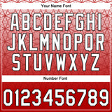 Custom Stitched Red White-Black 3D Pattern Design Gradient Line Sportswear Pullover Sweatshirt Hoodie