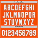 Custom Orange White-Gray Authentic Baseball Jersey