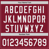 Custom Crimson-White Authentic Baseball Jersey