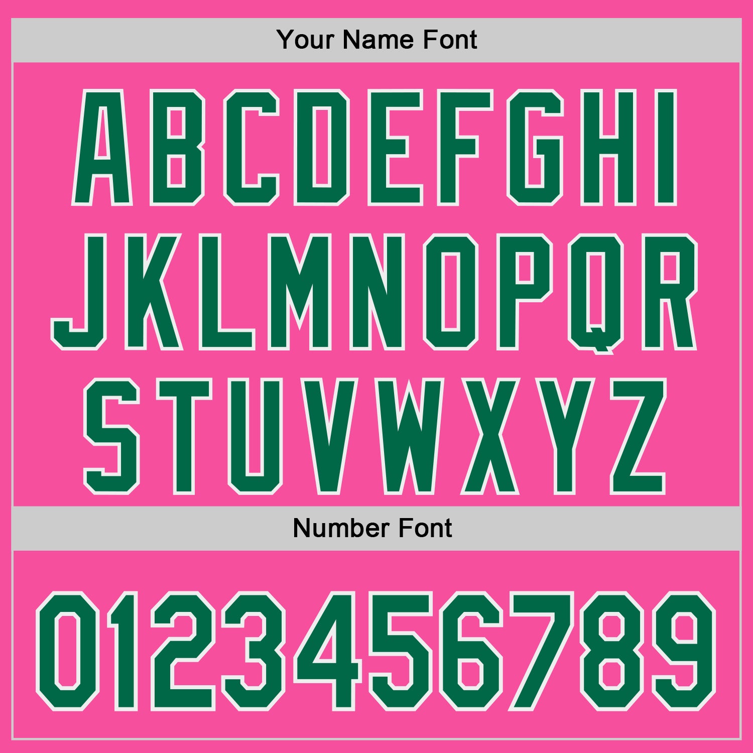 Custom Pink Kelly Green-White Authentic Baseball Jersey