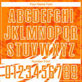 Custom Bay Orange White Wind Shapes Round Neck Sublimation Basketball Suit Jersey