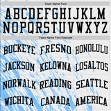 Custom White Black-Light Blue Splash Round Neck Sublimation Basketball Suit Jersey