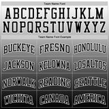 Custom White Black Fade Fashion Round Neck Sublimation Basketball Suit Jersey