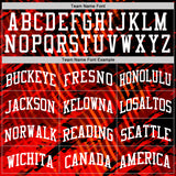 Custom Red White-Black Splash Round Neck Sublimation Basketball Suit Jersey