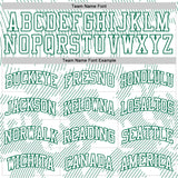 Custom White Kelly Green Curve Lines Round Neck Sublimation Basketball Suit Jersey