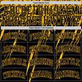 Custom Black Gold Splash Round Neck Sublimation Basketball Suit Jersey