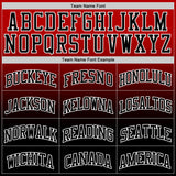 Custom Red Black-White Fade Fashion Round Neck Sublimation Basketball Suit Jersey