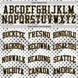 Custom White Black-Old Gold Geometric Shape Round Neck Sublimation Basketball Suit Jersey