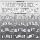 Custom White Steel Gray Gradient Square Shapes Round Neck Sublimation Basketball Suit Jersey