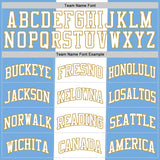 Custom Light Blue White-Old Gold Argentinian Flag Round Neck Sublimation Basketball Suit Jersey
