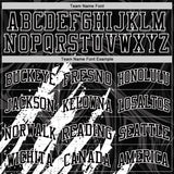 Custom Black White Splash Round Neck Sublimation Basketball Suit Jersey