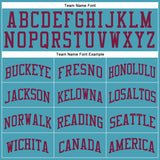 Custom Teal Maroon Round Neck Suit Basketball Jersey