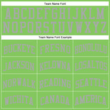 Custom Neon Green Gray Round Neck Suit Basketball Jersey