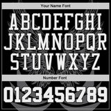 Custom Black-White Feather Wing Boho Style Round Neck Sublimation Basketball Uniform Jersey