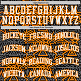 Custom Steel Gray White Bay Orange-Black Geometric Starburst Color Block Round Neck Sublimation Basketball Uniform Jersey