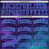 Custom Blue Purple Sky Blue-White Nebula Starry Galaxy Space Round Neck Sublimation Basketball Uniform Jersey