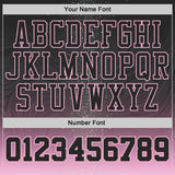 Custom Black Light Pink-White Nebula Starry Aurora Galaxy Space Round Neck Sublimation Basketball Uniform Jersey