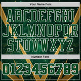 Custom Green Yellow-White Nebula Starry Galaxy Space Round Neck Sublimation Basketball Uniform Jersey
