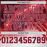 Custom Crimson-White Nebula Starry Galaxy Space Round Neck Sublimation Basketball Uniform Jersey