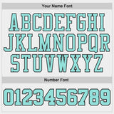 Custom White Ice Blue Hot Pink-Black Geometric Side Stripe Gradient Round Neck Sublimation Basketball Uniform Jersey