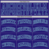 Custom Dark Purple-Ice Blue Geometric Side Stripe Gradient Round Neck Sublimation Basketball Uniform Jersey