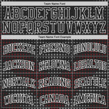 Custom Black-White Dot Gradient Round Neck Sublimation Basketball Uniform Jersey