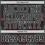 Custom Black-White Dot Gradient Round Neck Sublimation Basketball Uniform Jersey