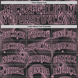 Custom Black-Light Pink Geometric Swirl Wave Lines Round Neck Sublimation Basketball Uniform Jersey